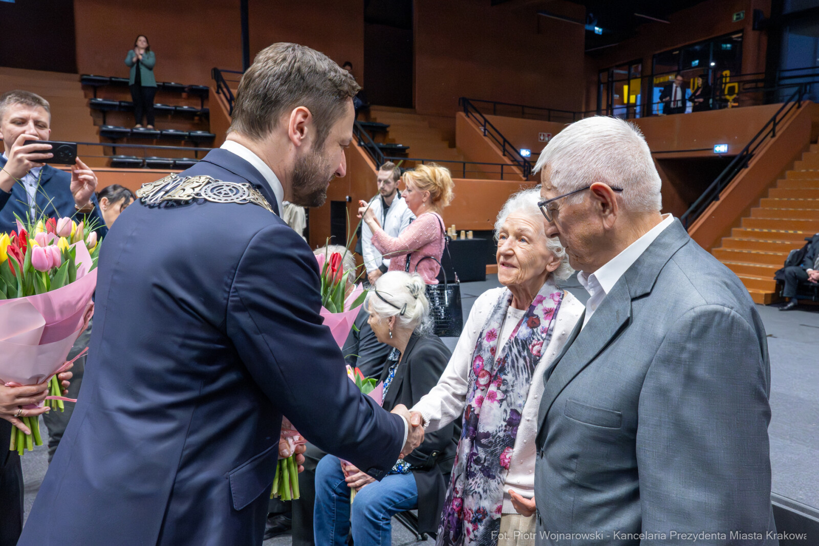 Miszalski, medale, seniorzy, Długoletnie Pożycie Małżeńskie, zdjęcia  Autor: Piotr Wojnarowski