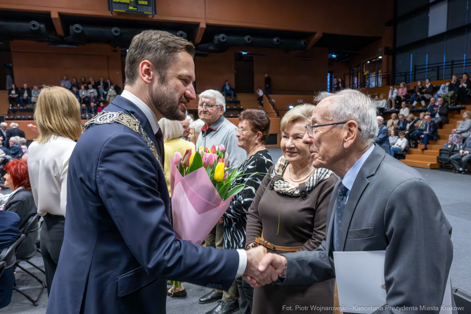 Miszalski, medale, seniorzy, Długoletnie Pożycie Małżeńskie, zdjęcia  Autor: Piotr Wojnarowski