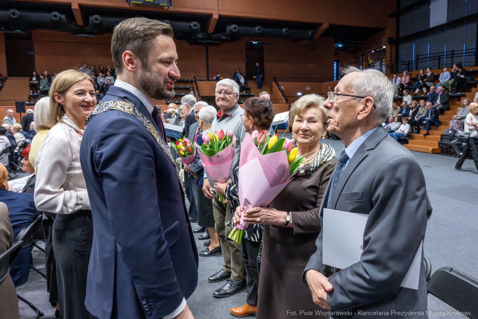 Miszalski, medale, seniorzy, Długoletnie Pożycie Małżeńskie, zdjęcia  Autor: Piotr Wojnarowski