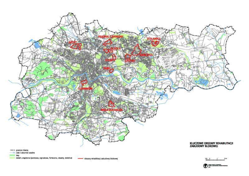 KLUCZOWE OBSZARY REHABILITACJI ZABUDOWY BLOKOWEJ