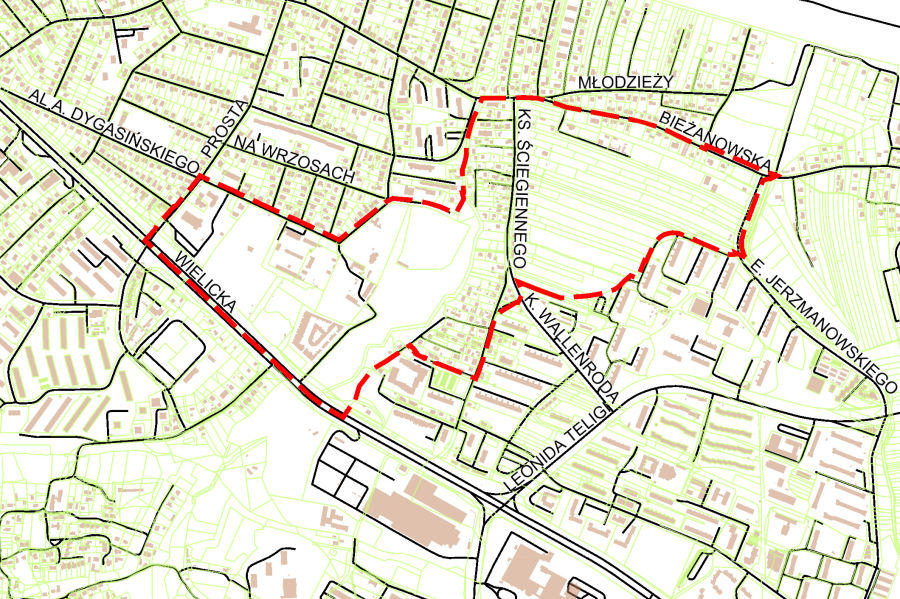 kraków jerzmanowskiego mapa Park Jerzmanowskich będzie chroniony   Magiczny Kraków