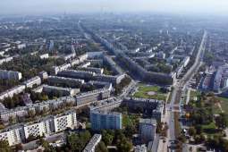 Nowa Huta z lotu ptaka II - Panoramic view of the Nowa Huta district
