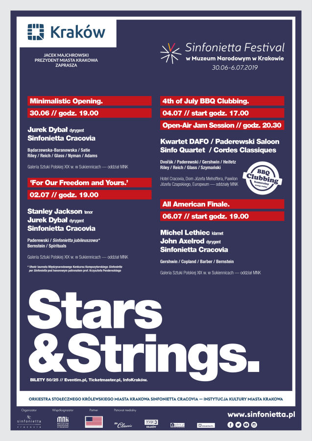 Stars and Strings Sinfonietta Festival plakat