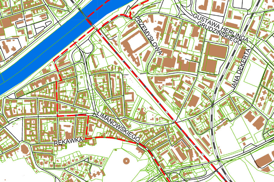 mapa kraków zablocie Planujemy obszar „Zabłocie – Zachód”   Magiczny Kraków