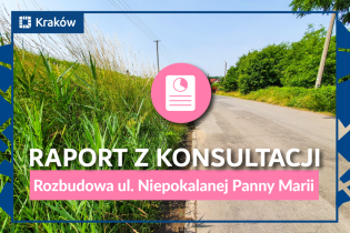 Przebudowa ul. Niepokalanej Panny Marii – raport z konsultacji
