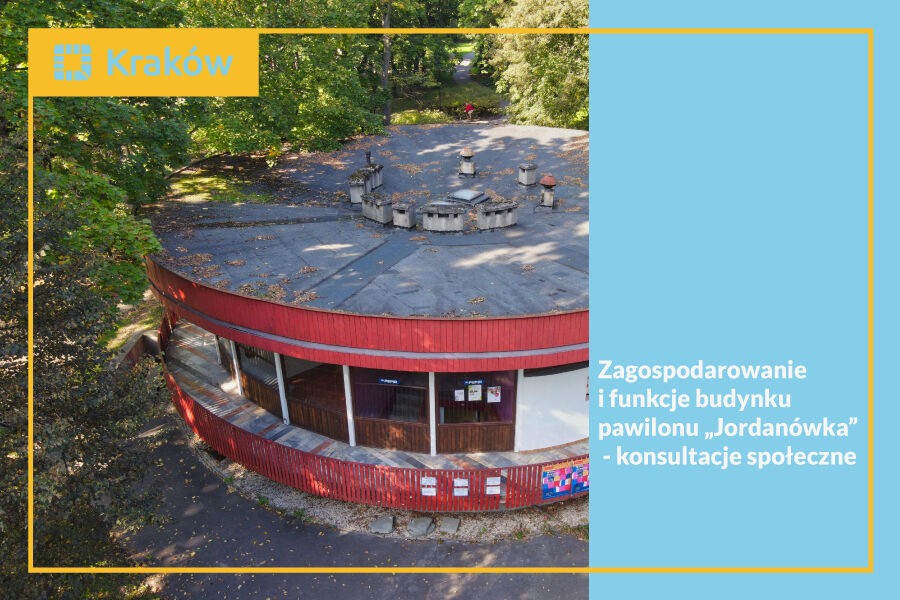 obrazek wyróżniający dla konsultacji - Zagospodarowanie i funkcje budynku pawilonu „Jordanówka” na terenie Parku Jordana przy Al. 3 Maja 11. Przedstawiający budynek Jordanówka, który podlega konsultac