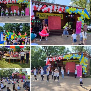 Kolaż wykonany ze zdjęć z uczestnikami spotkania.