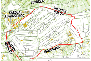 Kombinat - projekt planu mapa