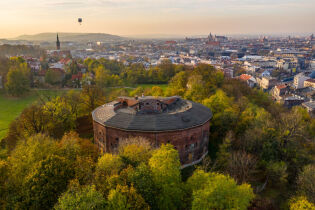 Widok z lotu ptaka na Fort św. Benedykt