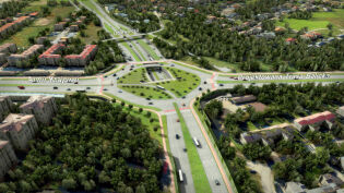 Projekt budowy drogi.