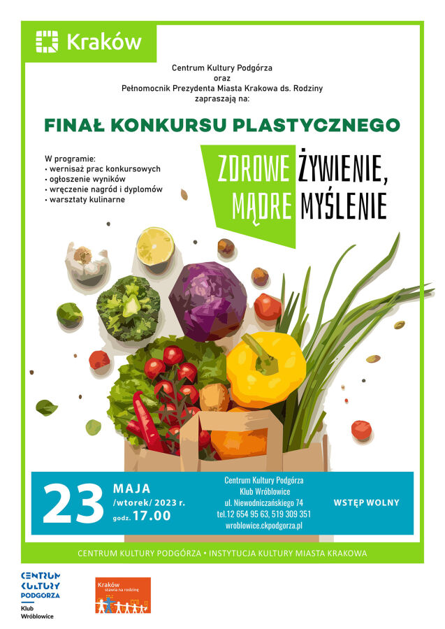 konkurs plastyczny Zdrowe żywienie -mądre myślenie 