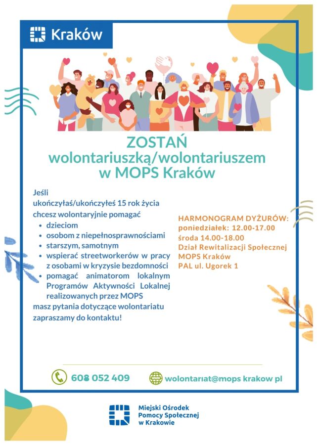 Plakat - wolontariat