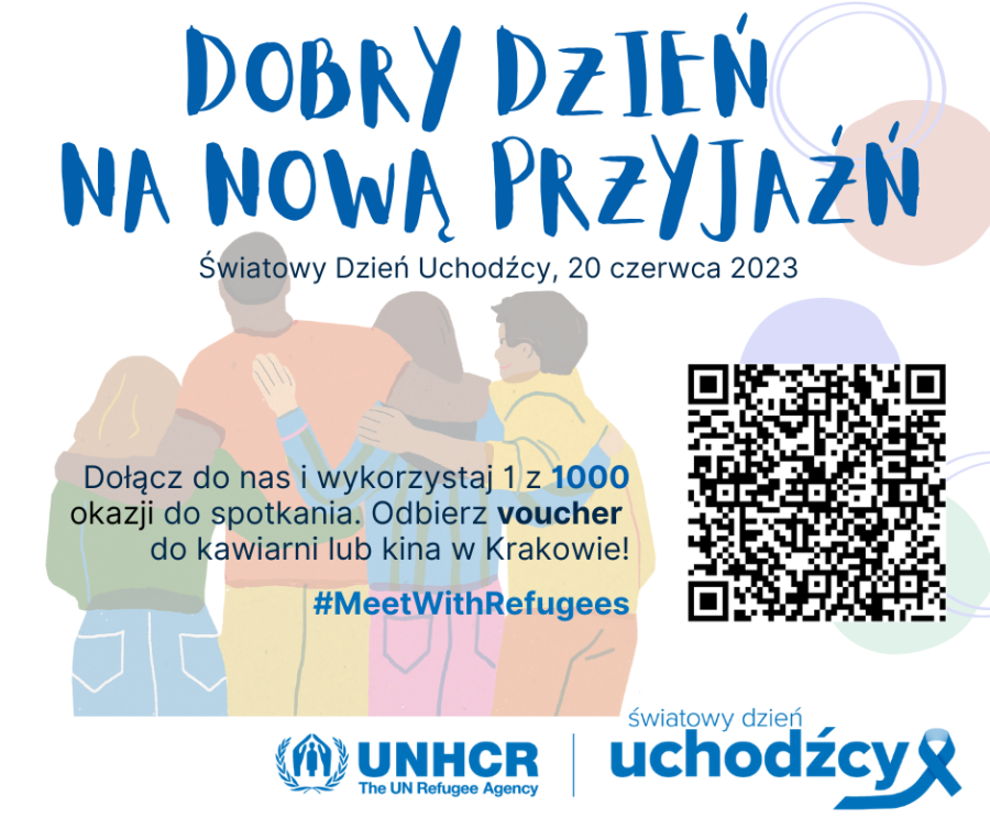 Making Friends | Światowy Dzień Uchodźcy 2023 plakat