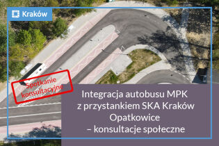 Widok z lotu ptaka przystanku autobusowego