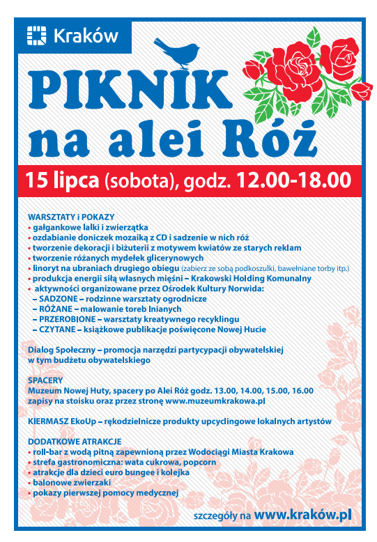 piknik w alei róż_plakat