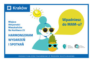 Rysunek przedstawaiający portret kobiety w okularach słonecznych i ananasa w okularach słonecznych