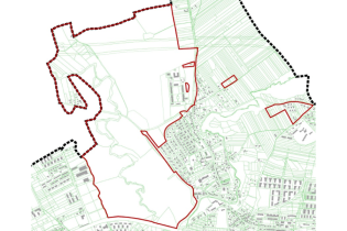 Granice miejscowego planu zagospodarowania przestrzennego obszaru "Witkowice - Dolina Prądnika"