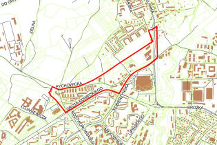 Granice miejscowego planu zagospodarowania przestrzennego obszaru "Kobierzyńska - Pychowicka" 
