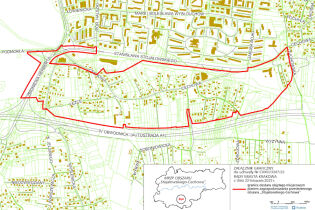 Granice miejscowego planu zagospodarowania przestrzennego obszaru "Stojałowskiego - Cechowa"