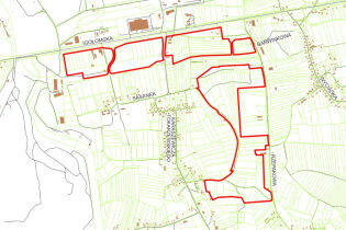 Granice miejscowego planu zagospodarowania przestrzennego obszaru "Nowa Huta Przyszłości - Igołomska Południe"