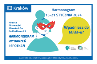 Rysunek przedstawiający portret kobiety w masce karnawałowej