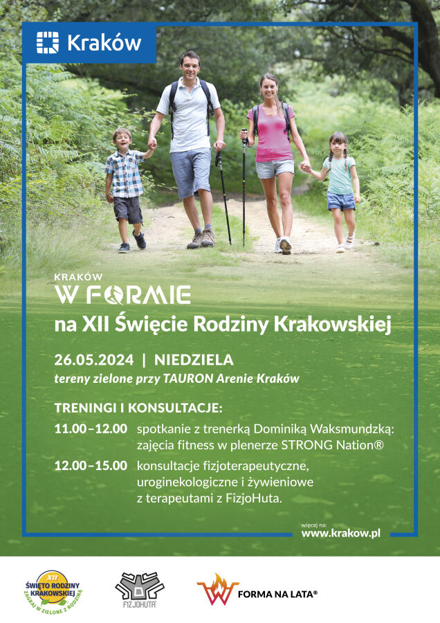 plakat Kraków w formie święto rodziny