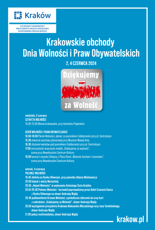 Dni Wolności i Praw Obywatelskich w Krakowie