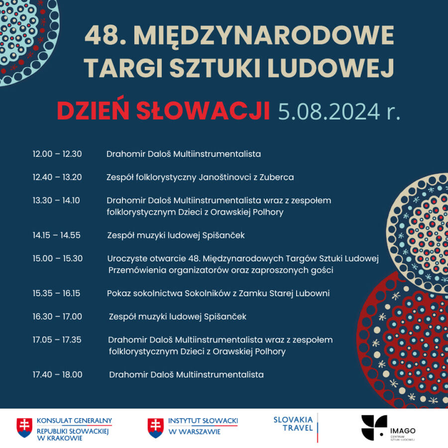 Program Dnia Słowacji 5.08.2024