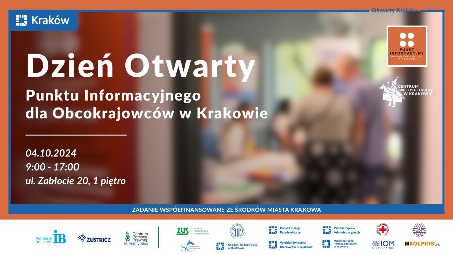 Informacja o Dniu Otwartym Punktu Informacyjnego dla Cudzoziemców 