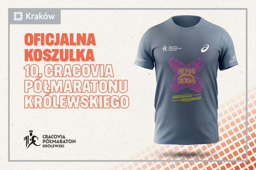 koszulka Cracovia Półmaraton Królewski