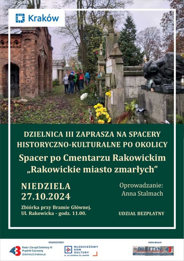 spacer po cmentarzu Rakowickim