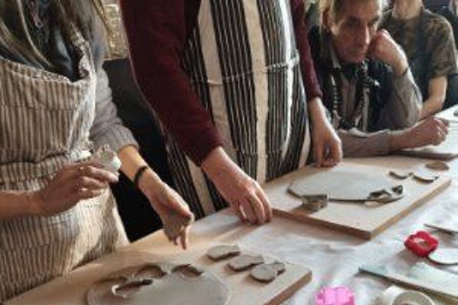 Uczestnicy podczas pracy