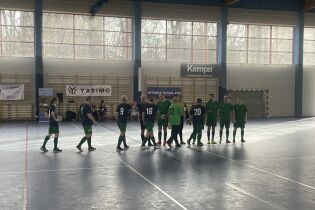 Przywitanie zawodników przed meczem