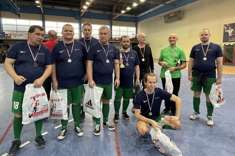 Drużyna po rozdaniu nagród