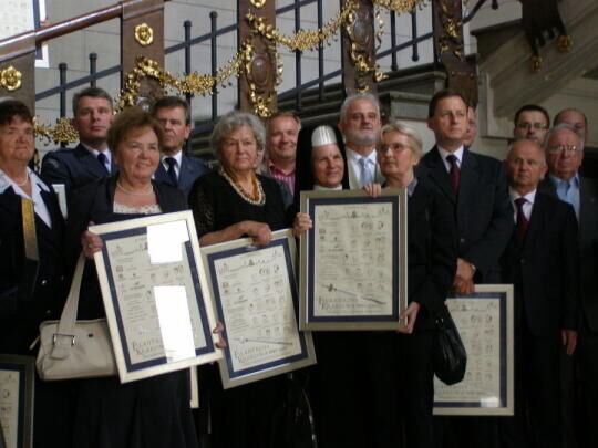 Zdjęcie laureatów konkursy Filantrop Krakowa