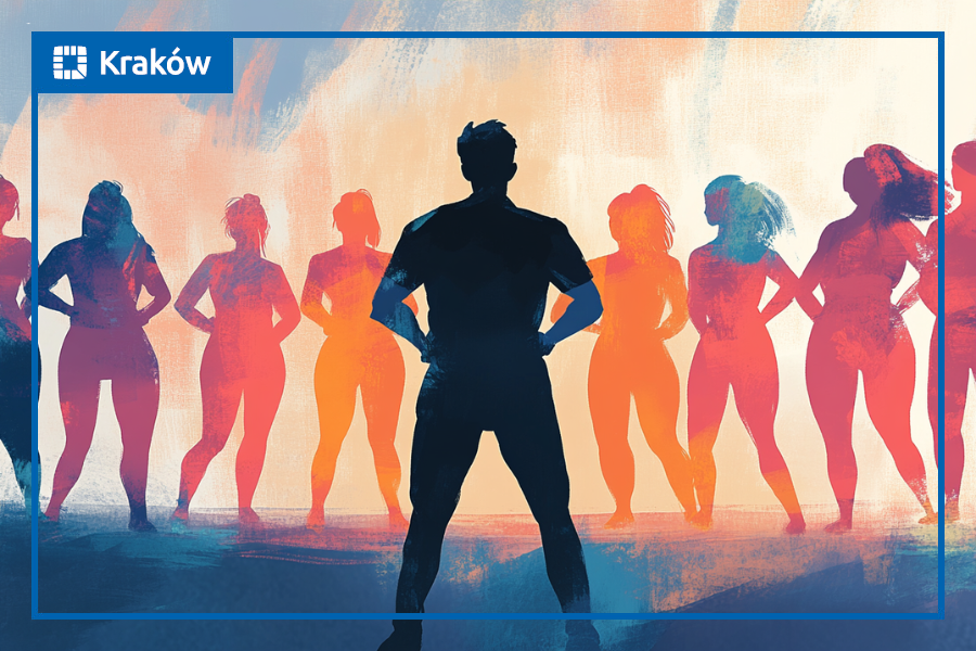 Symboliczne przedstawienie warsztatów samoobrony.