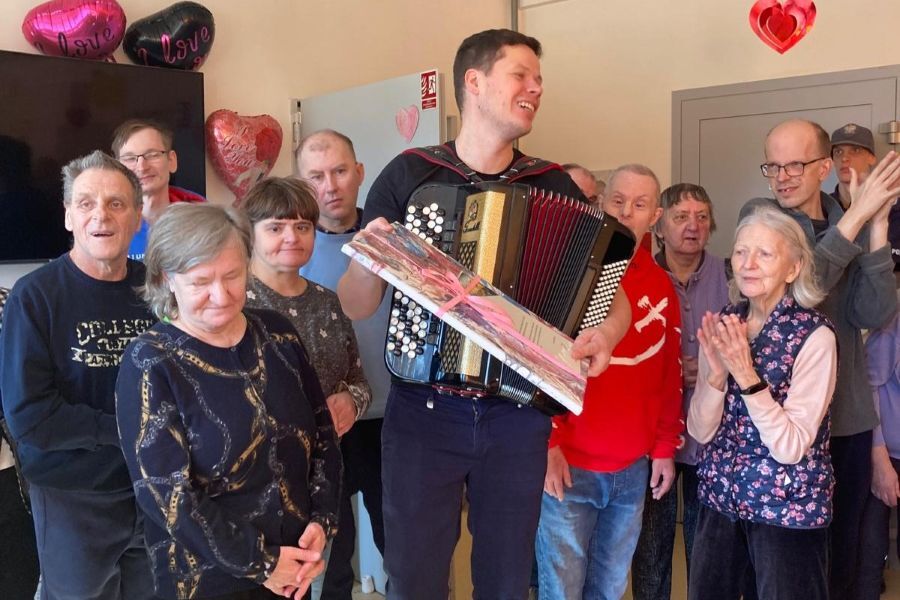 Podziękowania dla artysty- Sławka z Harmonią