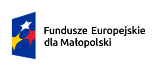 Grafika przedstawia logo Funduszy Europejskich dla Małopolski.