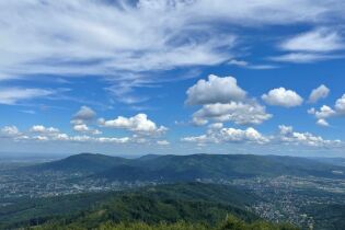 Panorama gór z szczytu Szyndzielni