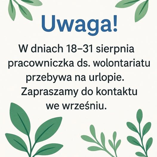 Wolontariat - urlop