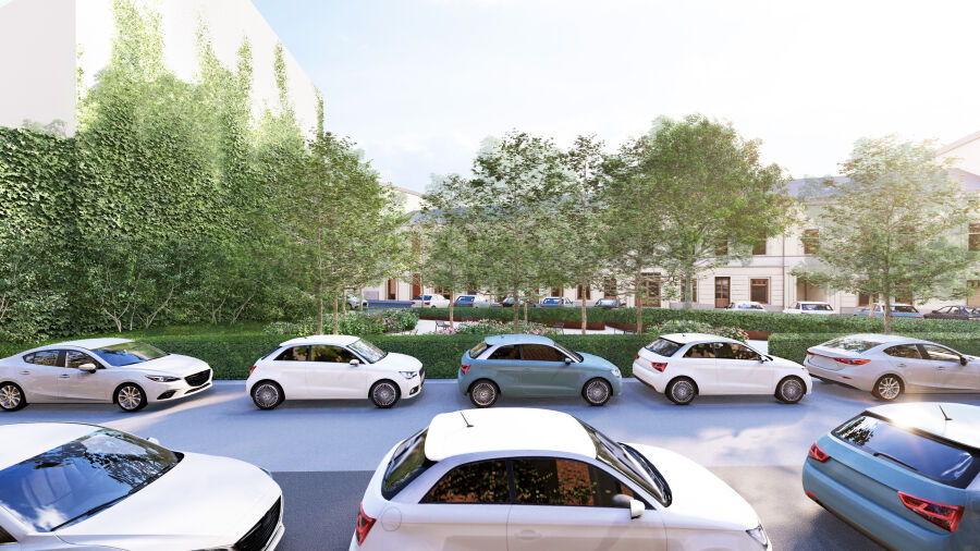 Wizualizacja ulicy Piwnej