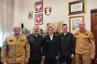 Strażacy z Frankfurtu z wizytą w Krakowie – wieloletnia współpraca w praktyce 